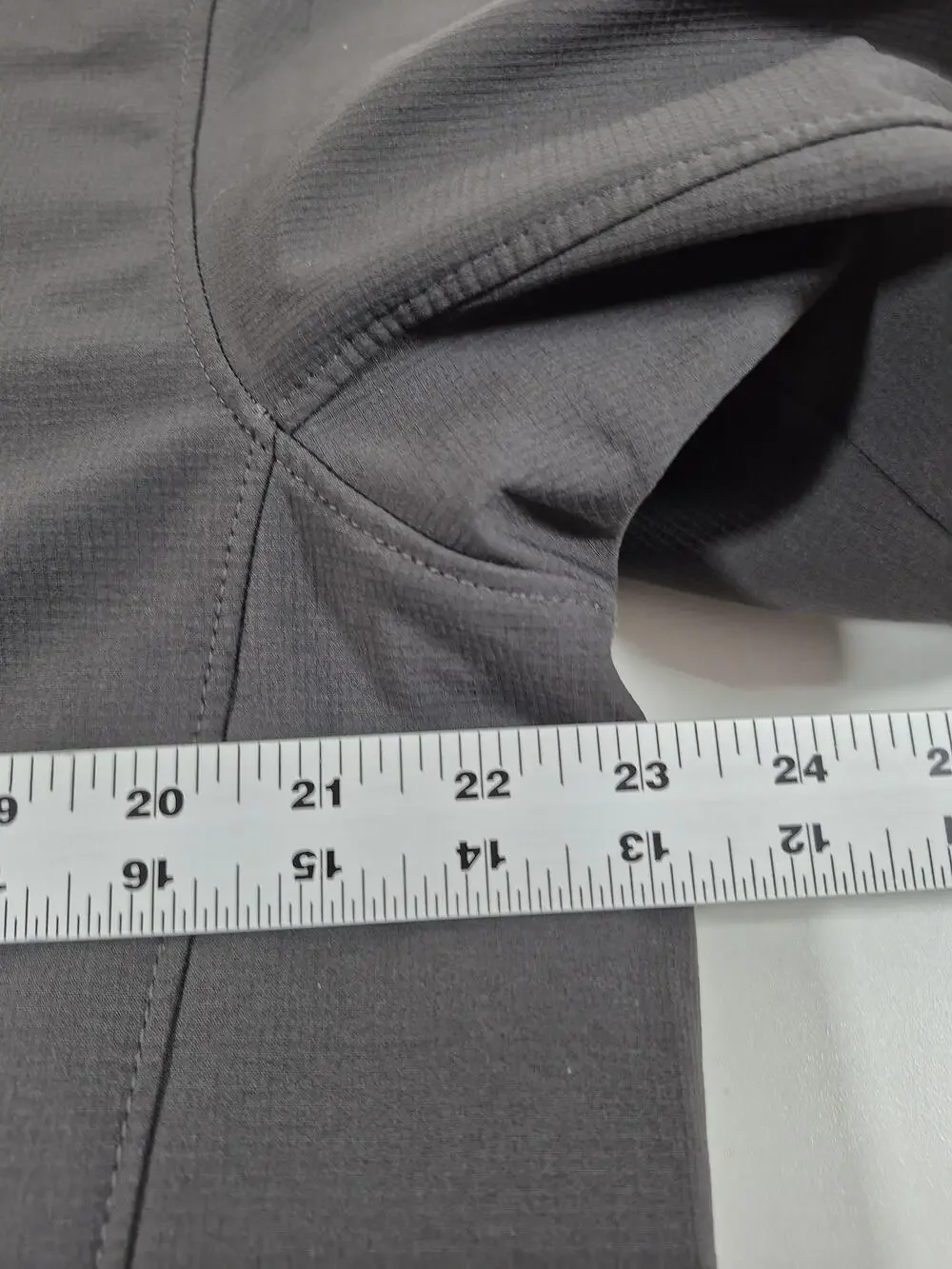 The North Face Jacket Mens Large Gray Primaloft Insulated Full Zip Ski FLAW